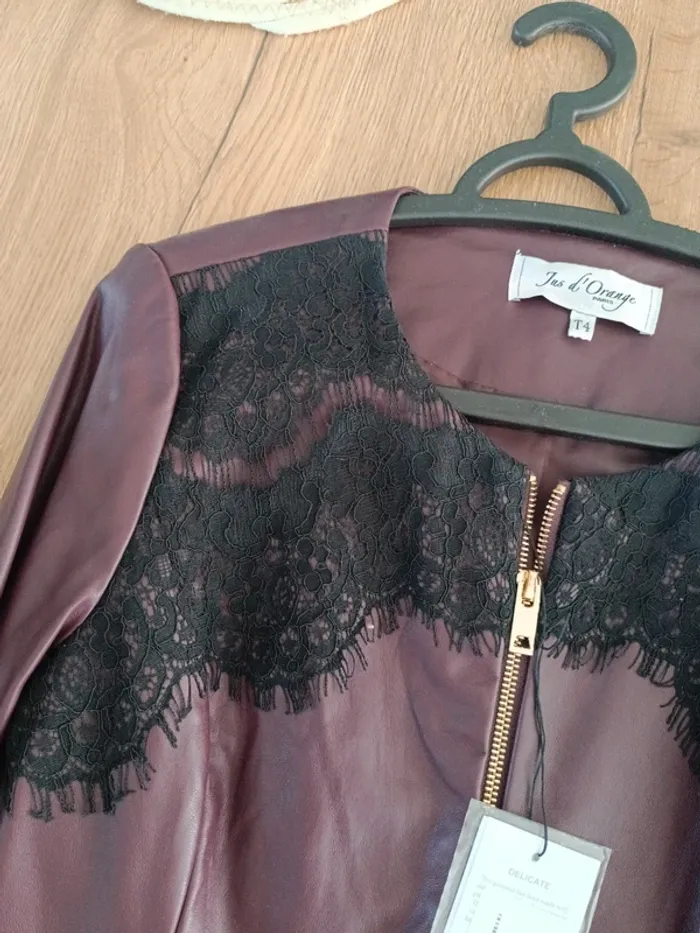 Veste simili cuir neuve femme 42 - photo numéro 3