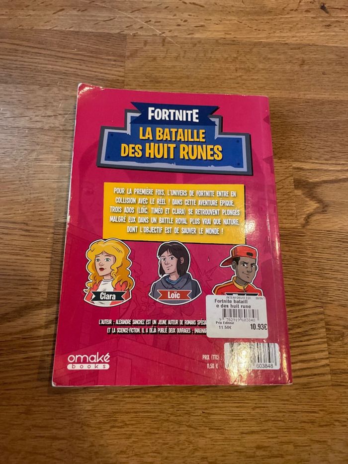 Livre Fortnite La bataille des huit runes - photo numéro 3