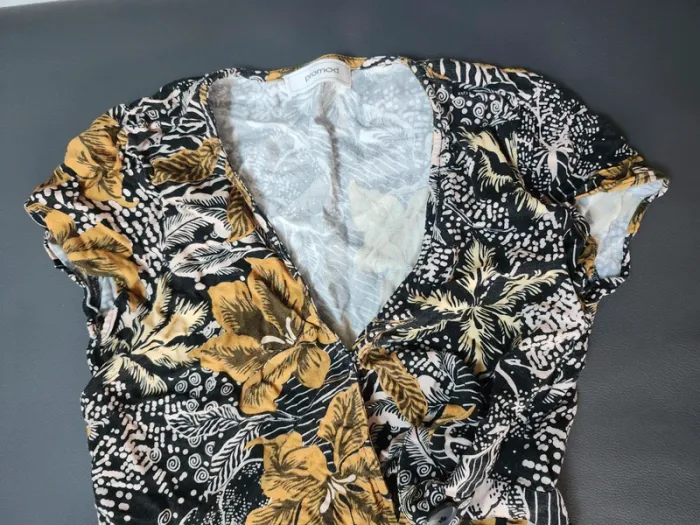Robe longue femme portefeuille promod taille 42 - photo numéro 5