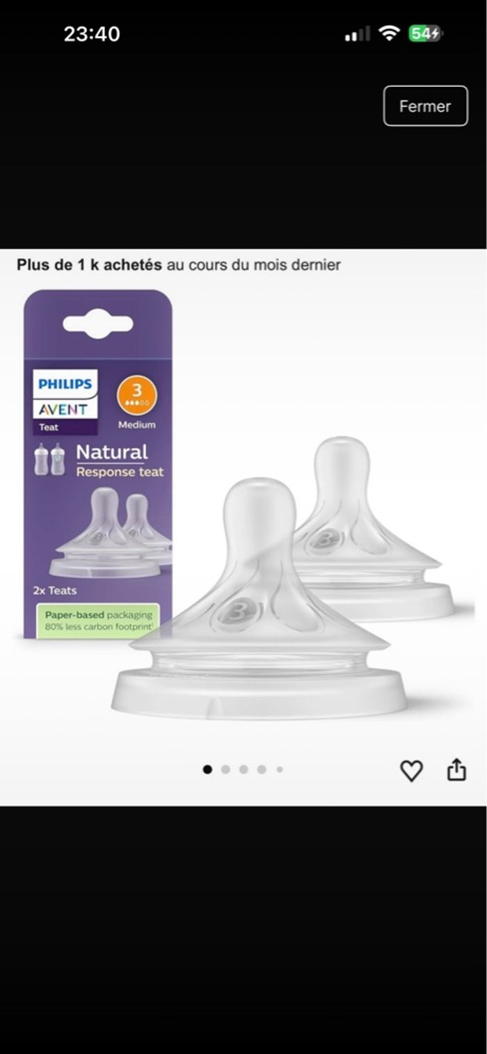 Tétine Philips avent