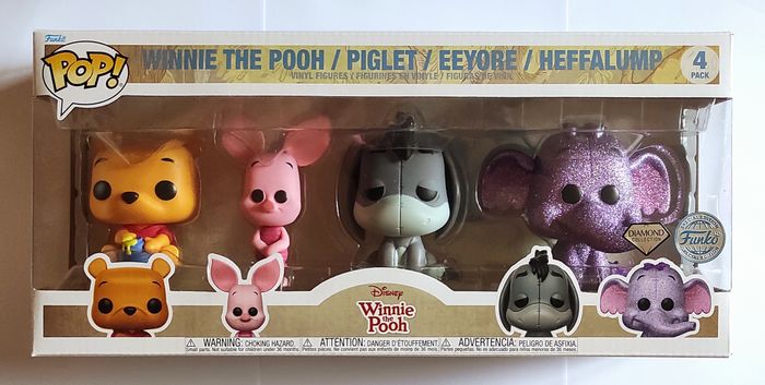 Funko Pop Winnie Piglet Eeoyre Heffalump 4-Pack - Disney - Winnie The Pooh - Figurine Vinyle