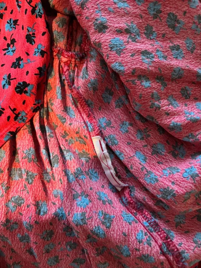 Chemisier camaïeu fuschia à fleurs - photo numéro 7