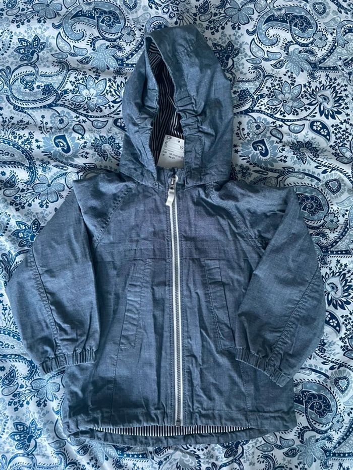Veste légère neuve bleu jean 2 ans H&M
