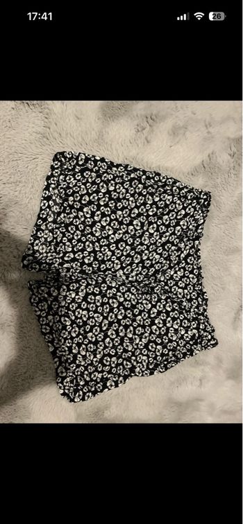 Short fluide avec ceinture 