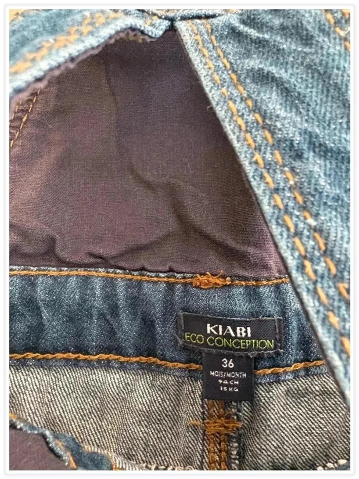 Salopette en jeans 36 mois, Kiabi - photo numéro 3