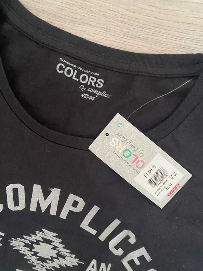 Tee shirt T-shirt Complices taille 42 44 Neuf val 17,99 - photo numéro 3