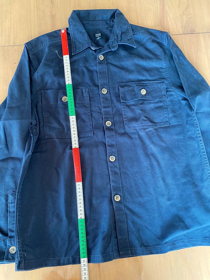 Chemise Kiabi Regular Fit bleue marine taille S - photo numéro 9