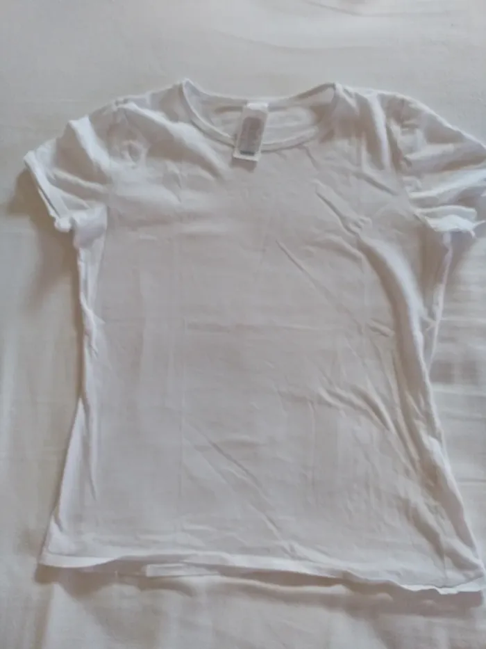 Tee shirt Fille Blanc
