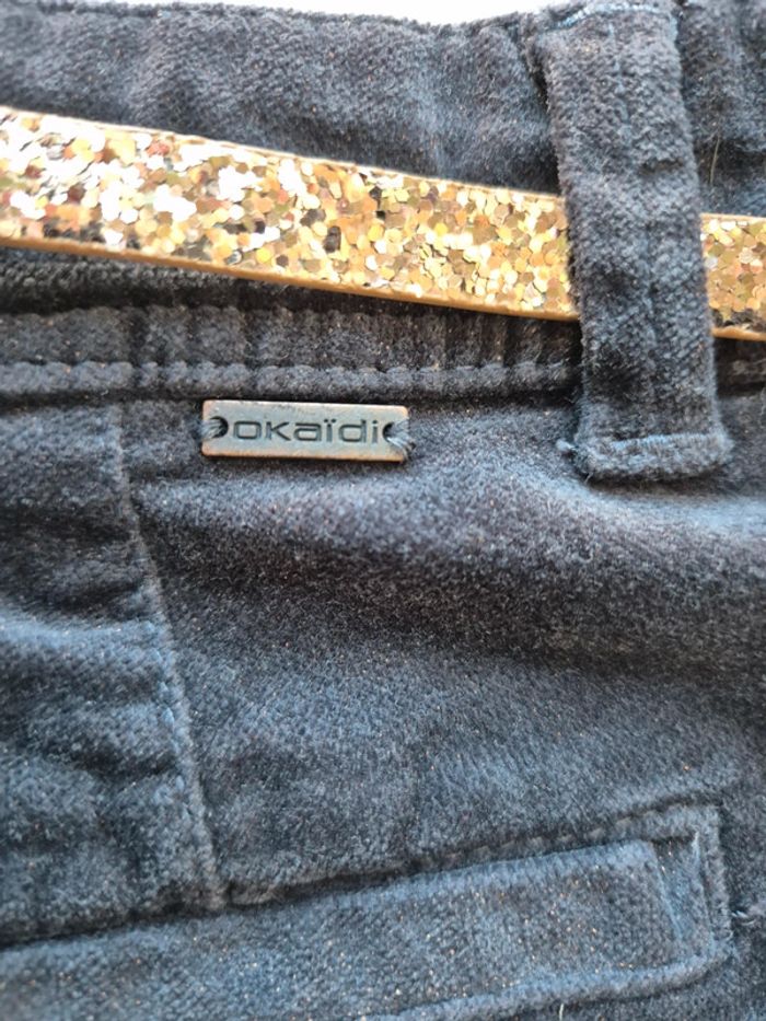 Short Okaïdi taille 5 ans en velours - photo numéro 5