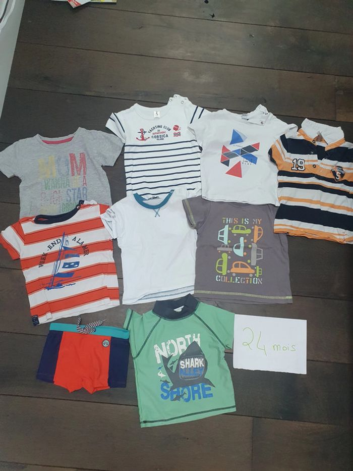 T shirt maillot garçon 24 mois