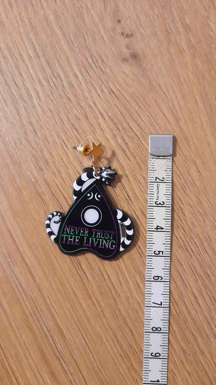 Boucles d'oreilles Beetlejuice Ouija - photo numéro 3