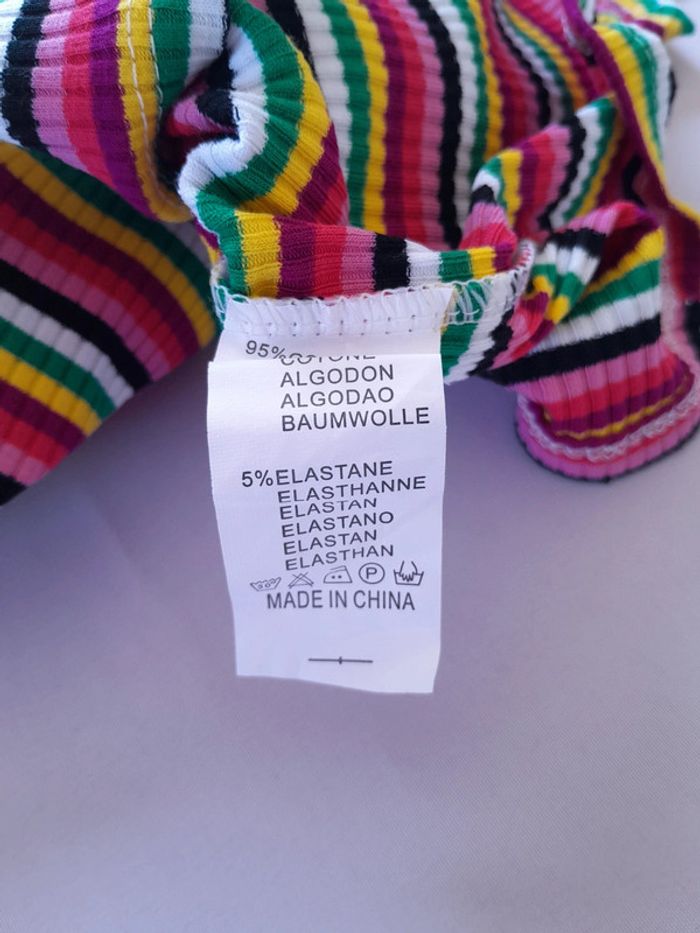 Debardeur rayé neuf May collection. - photo numéro 5