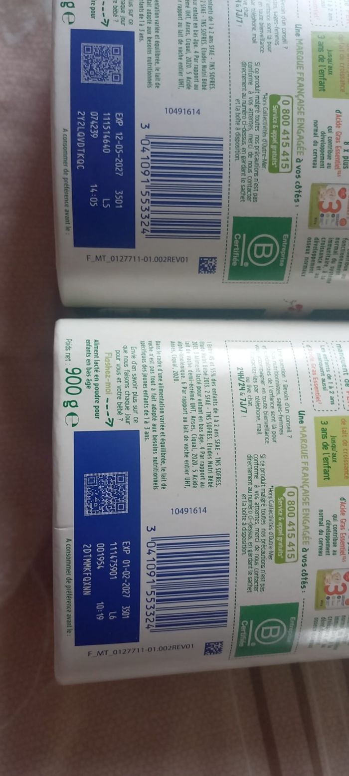 Lait infantiles bledilait - photo numéro 3