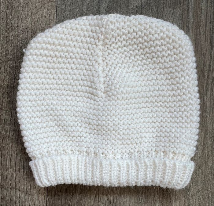 Lot de 3 bonnets et chaussons naissance - photo numéro 4