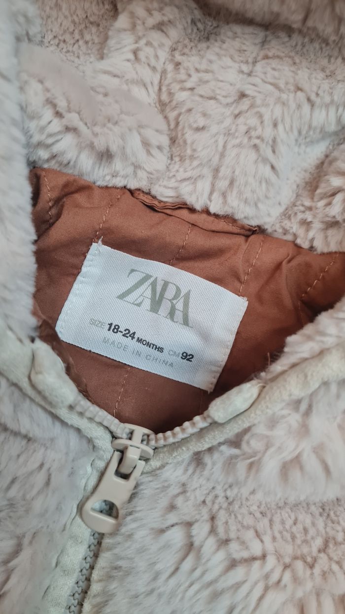 Doudoune polaire zara - photo numéro 3