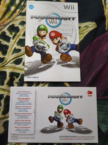 Notice Mario Kart Wii & Code VIP Wii