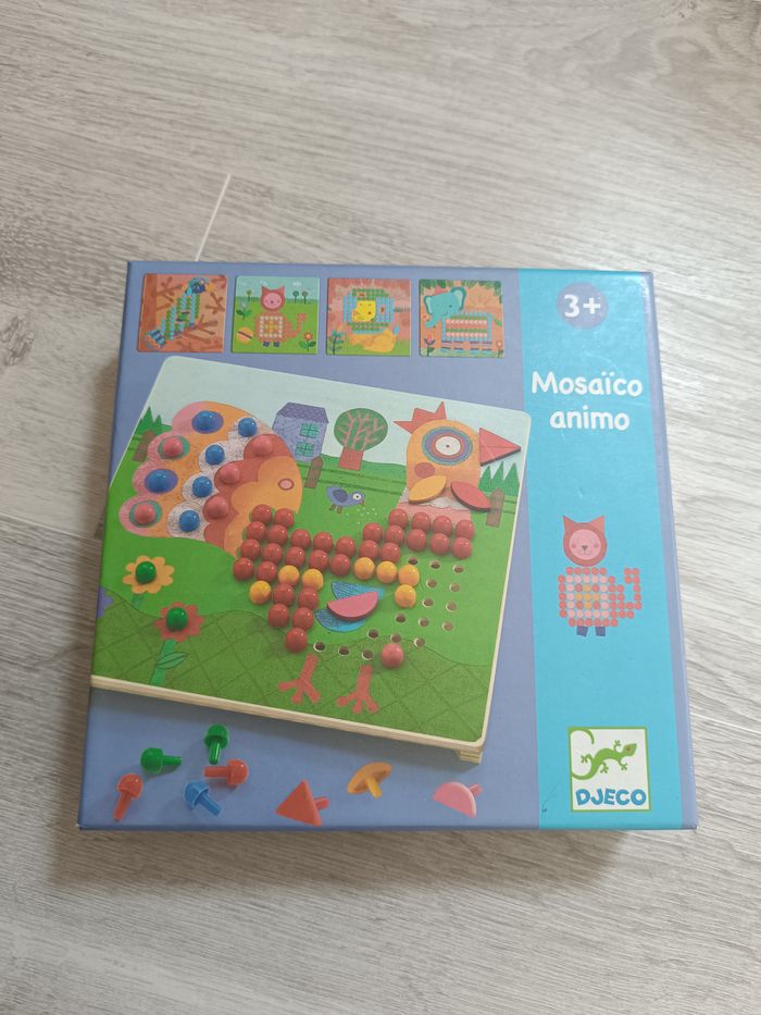 Jeu mosaïque animaux Djeco