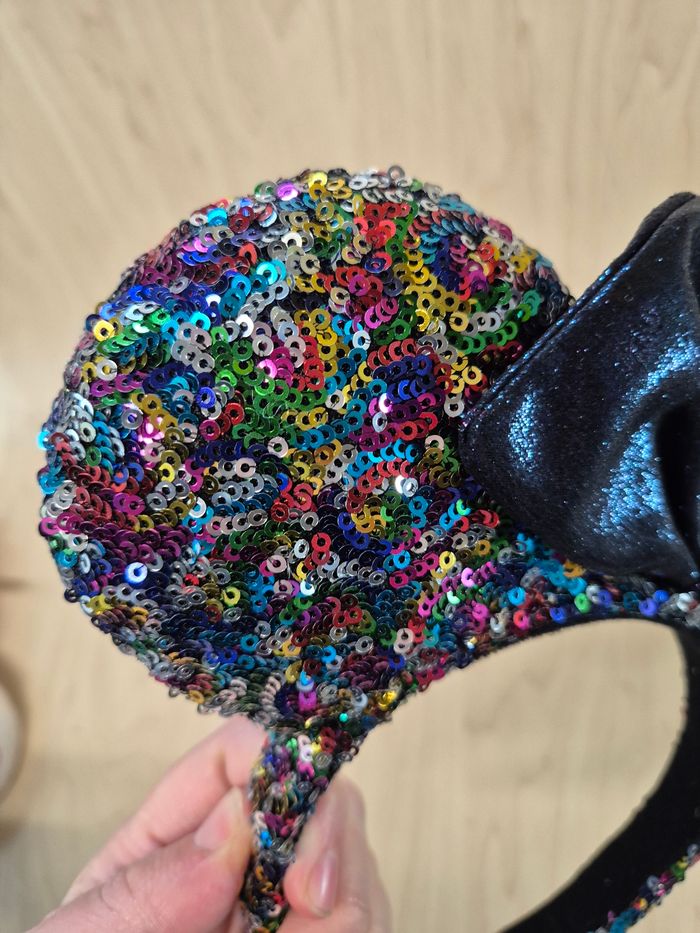 Oreilles de Mickey (Disney Ears) Tokyo Disney Resort : Rainbow Colorful black - photo numéro 4
