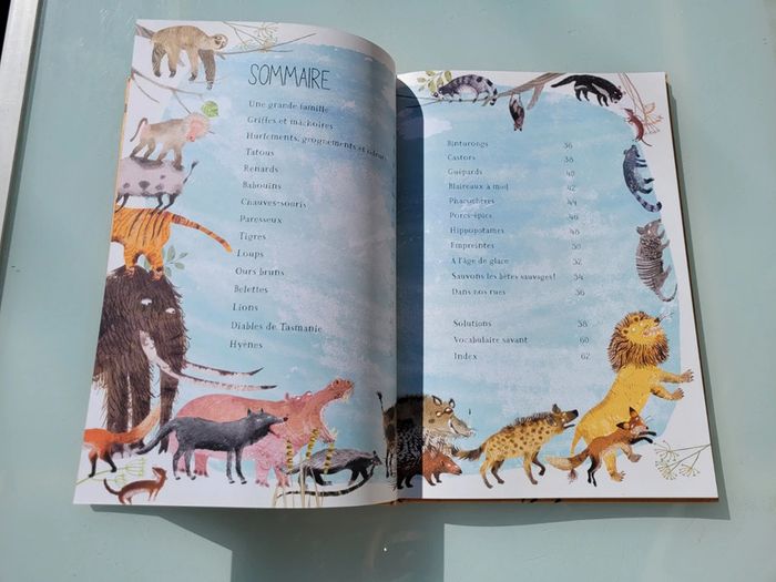 Grand livre 🐆 Nos Incroyables Bêtes Sauvages 🦥 - photo numéro 4