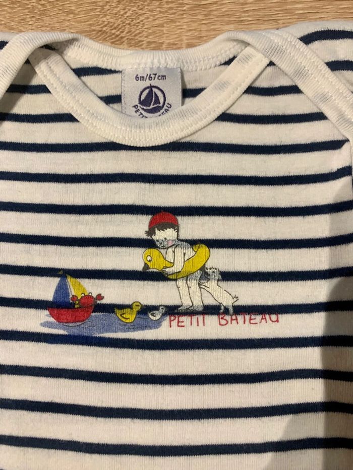 Body petit bateau 6 mois - photo numéro 3
