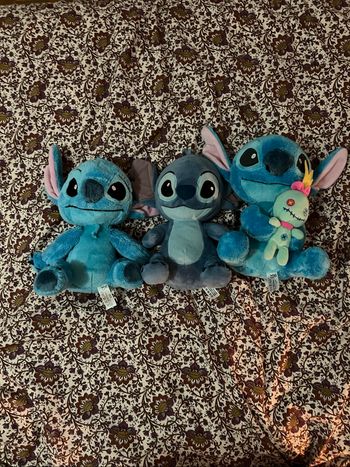 Lot de 3 peluches Stitch