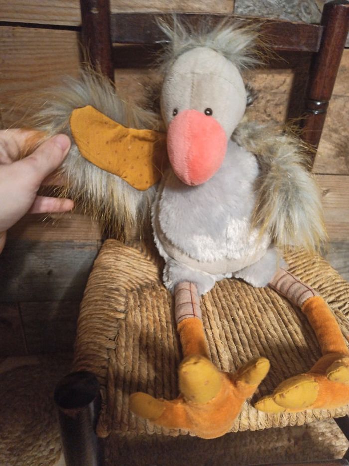 peluche Moulin roty Gus le vautour tbe - photo numéro 3