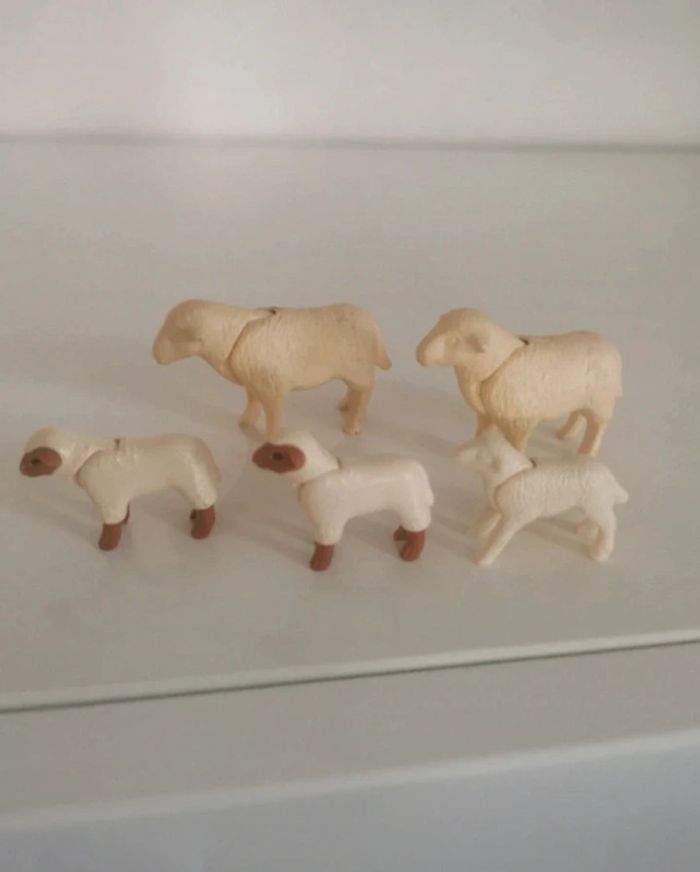 Playmobil lot animaux mouton agneau