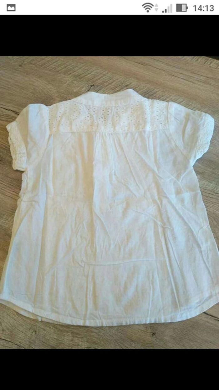 Tunique blanche bébé - photo numéro 2