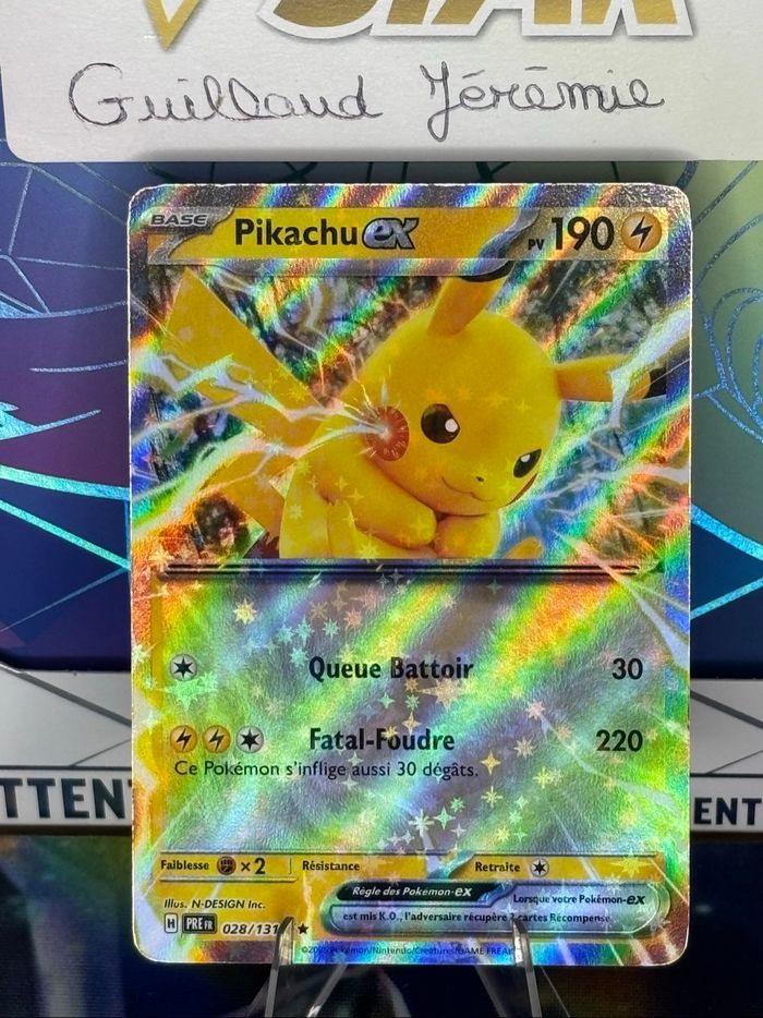 Pikachu Ex 028/131 ~ Évolution Prismatique