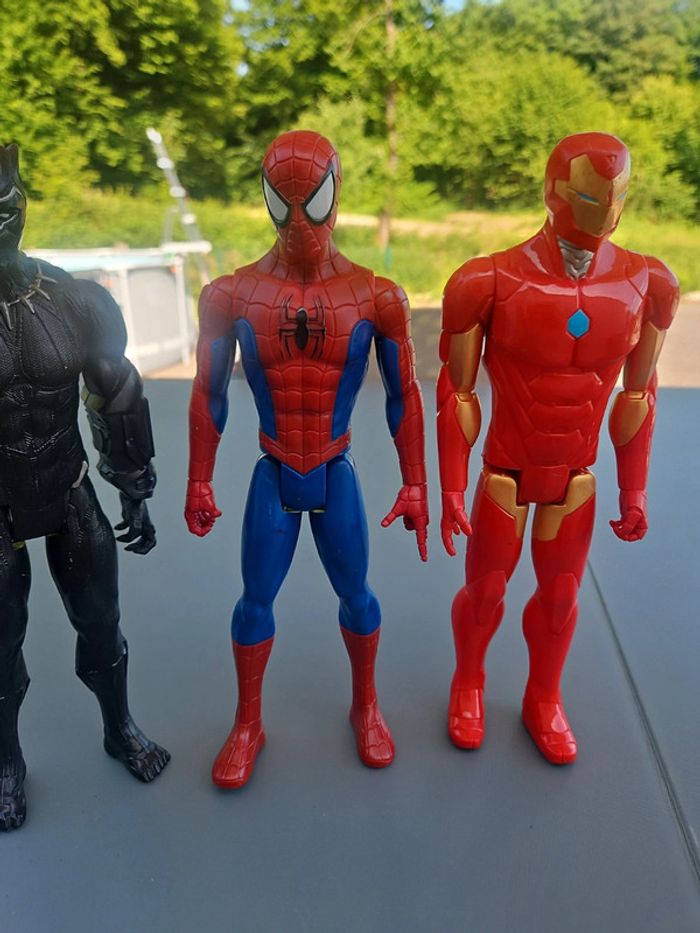 Lot de 3 figurines marvel 30cm - photo numéro 3