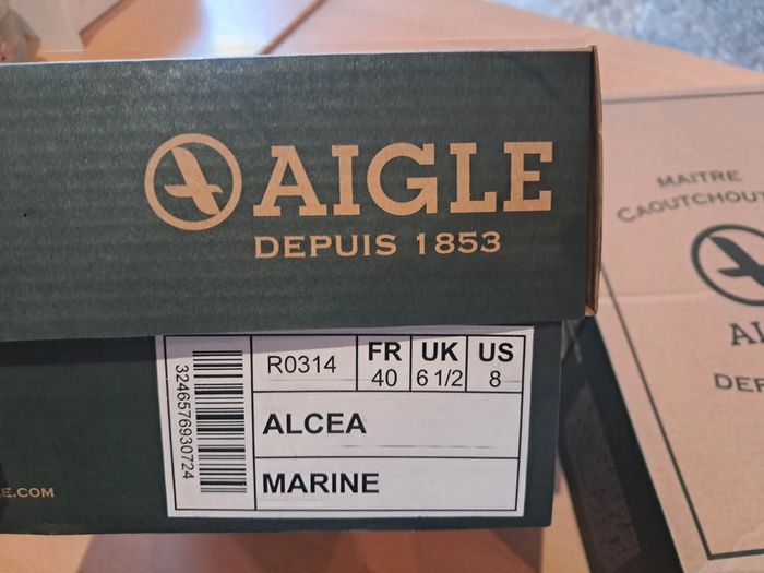 Aigle baskets en toile femme été P.40 neuves - photo numéro 20