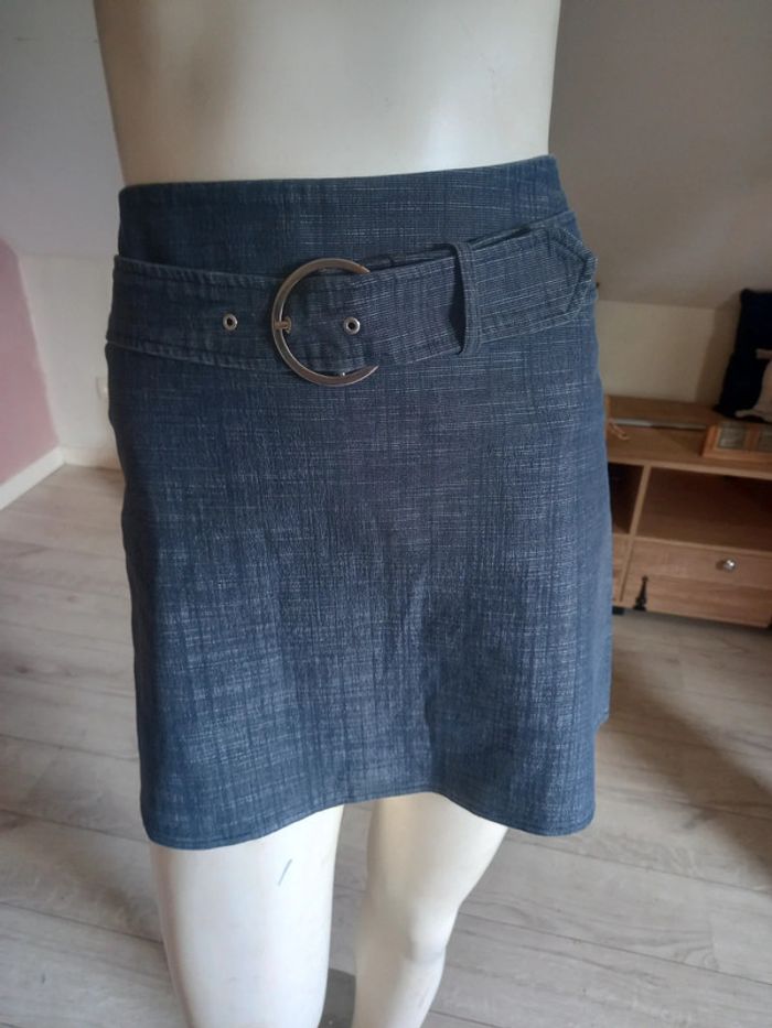Jupe en jean taille 38 - photo numéro 2
