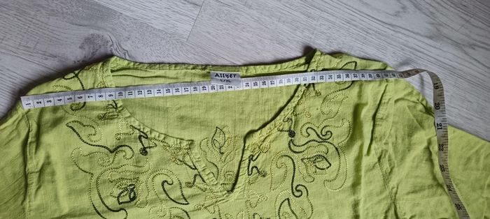 Haut manches mi longue taille L en très bon état Allyer femme - photo numéro 14