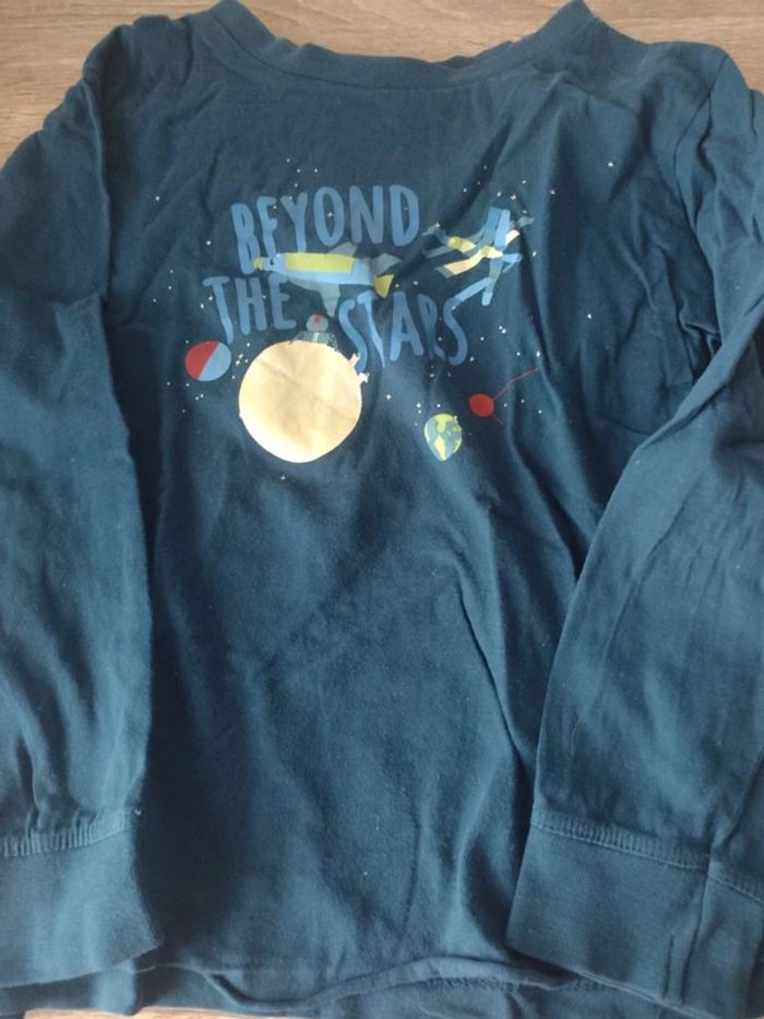 Tee shirt manches longues garçon 4-5 ans tex