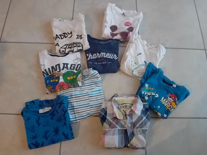 Lot t shirt courte 4 ans