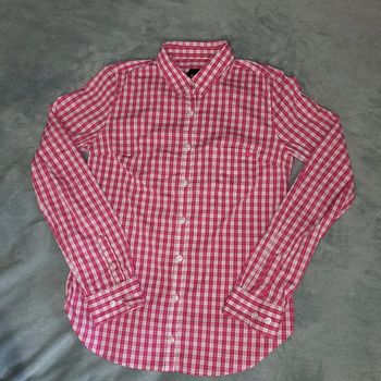 Chemise Manche Longue Vintage Femme Vichy Rose 👔 Lee Cooper - Taille L