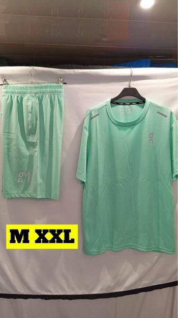 Ensemble short tshirt homme
