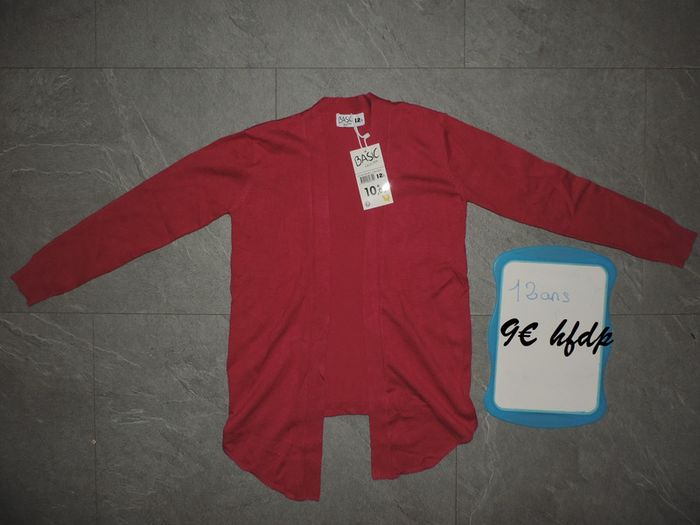 gilet taille 12 ans