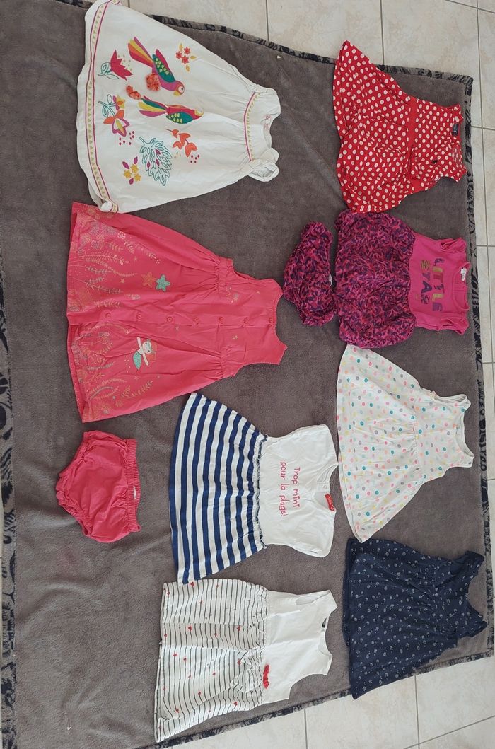 Lot vêtements filles printemps été 12-18 moiz - photo numéro 4
