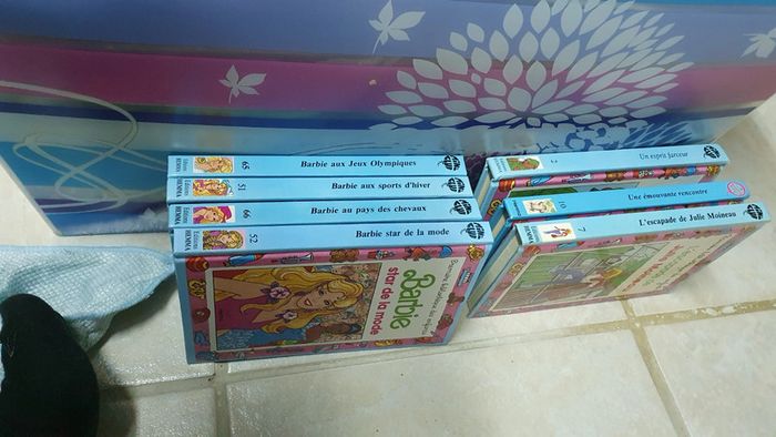 6 livres barbie et autres première bibliothèque enfant - photo numéro 5