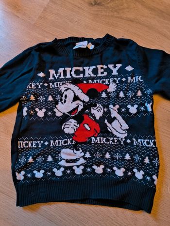 Pull de Noël Mickey 3ans