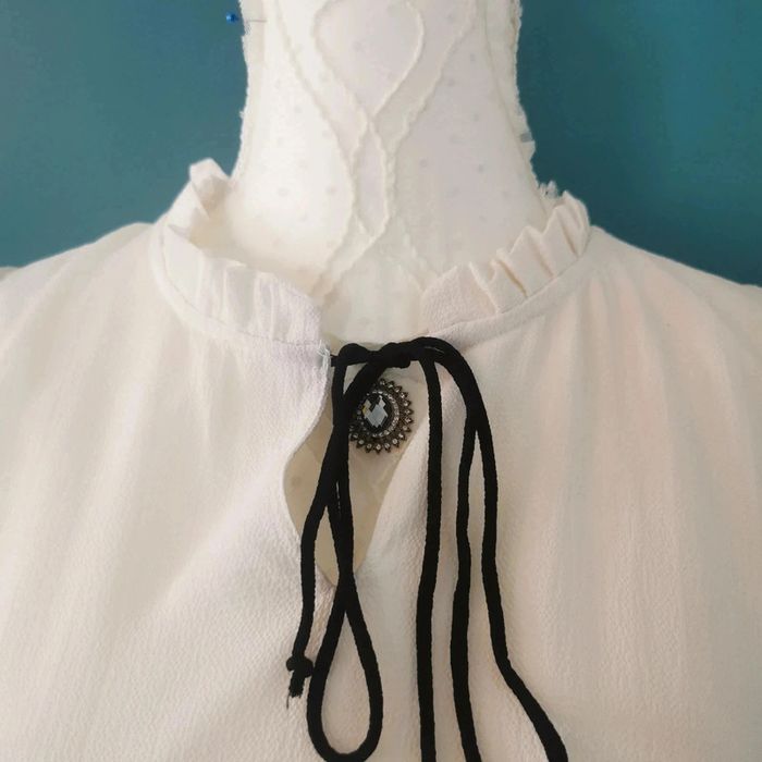 Top épaules dénudées Jennyfer (blanc), L / 40 / 12 - photo numéro 7