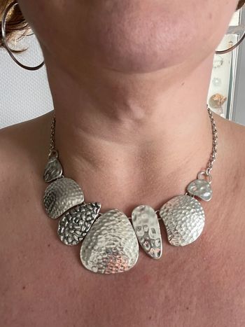 Collier métal argenté de chez breal