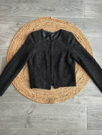 Veste fine à sequins taille S