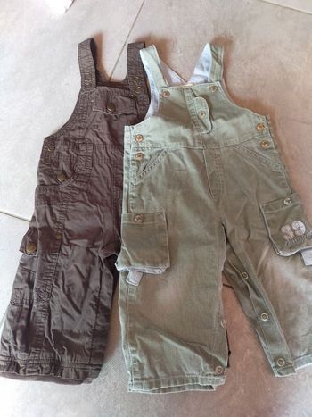 Lot de salopettes 12 mois