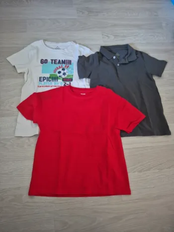 Lot tee shirts 8 ans