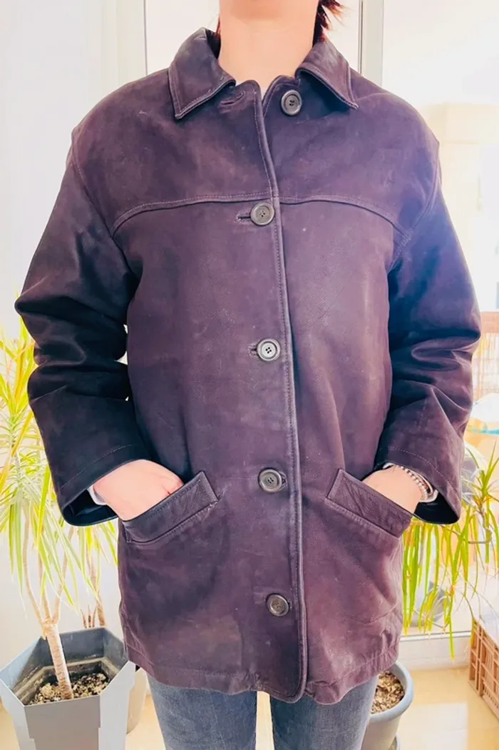 Veste en cuir Serge Hervet - photo numéro 4