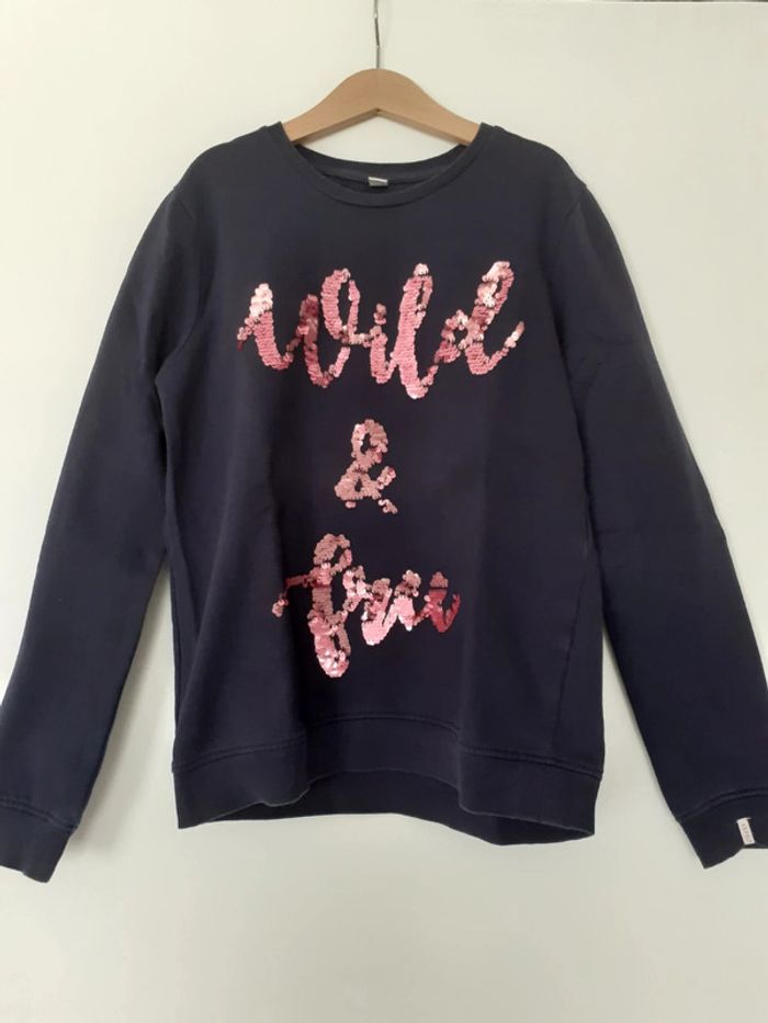 Sweat / pull fille 12 ans / 13 ans bleu marine Esprit