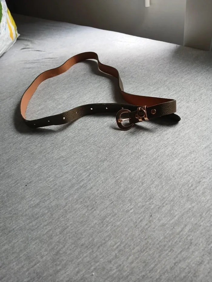 Ceinture femme kaki