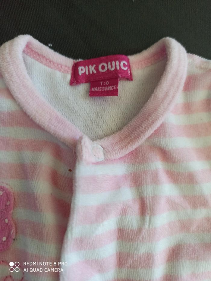 Pyjama à rayures et motifs - photo numéro 3